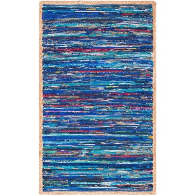 Montauk Mtk960 Hand Woven Area Rug - Blue/natural - 3'x5' - Safavieh ...