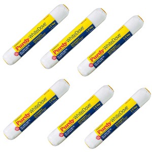 Genuine Purdy 6 Pack White Dove 14" x 1/2" Nap Roller Covers - 14A670143-6PK - 1 of 1