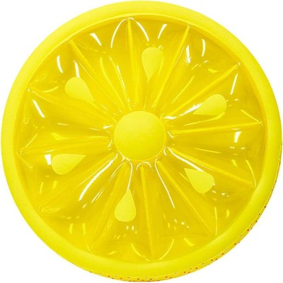 Pool Central Inflatable Fruit Slice Swimming Pool Lounger Raft - 60" - Lemon