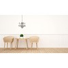Elegant Lighting Azalea Collection Pendant D15in H12in Lt:4 Chrome Finish - 2 of 2