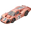 Ford GT40 MK IV #3 Mario Andretti - Lucien Bianchi "24 Hours Le Mans" (1967) with Acrylic Display Case 1/18 Model Car by Spark - 2 of 3