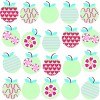 Junior's Design By Humans Apples pattern By luizavictorya T-Shirt - 2 of 3