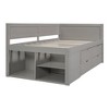 NicBex Twin/Full Size Wood Daybed with Shelves and 4 Drawers for Bedroom,Living Room,Apartment - 4 of 4