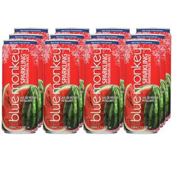 Blue Monkey Sparkling Watermelon Juice - Case of 12/11.2 oz