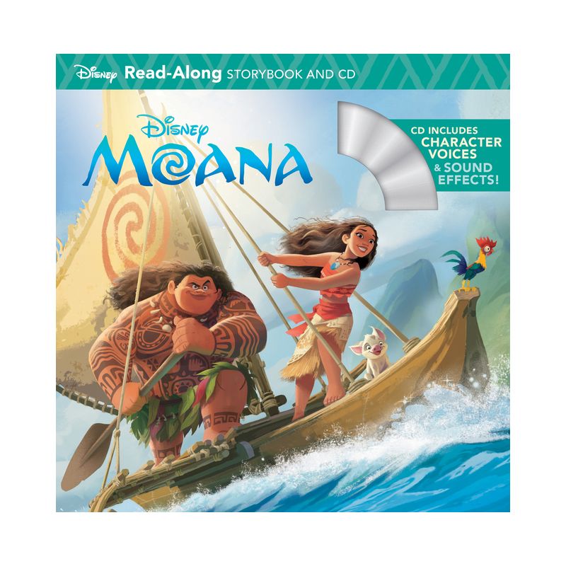 Moana ReadAlong Storybook &#38; CD - by Disney Storybook Art Team (Paperback), 1 of 2