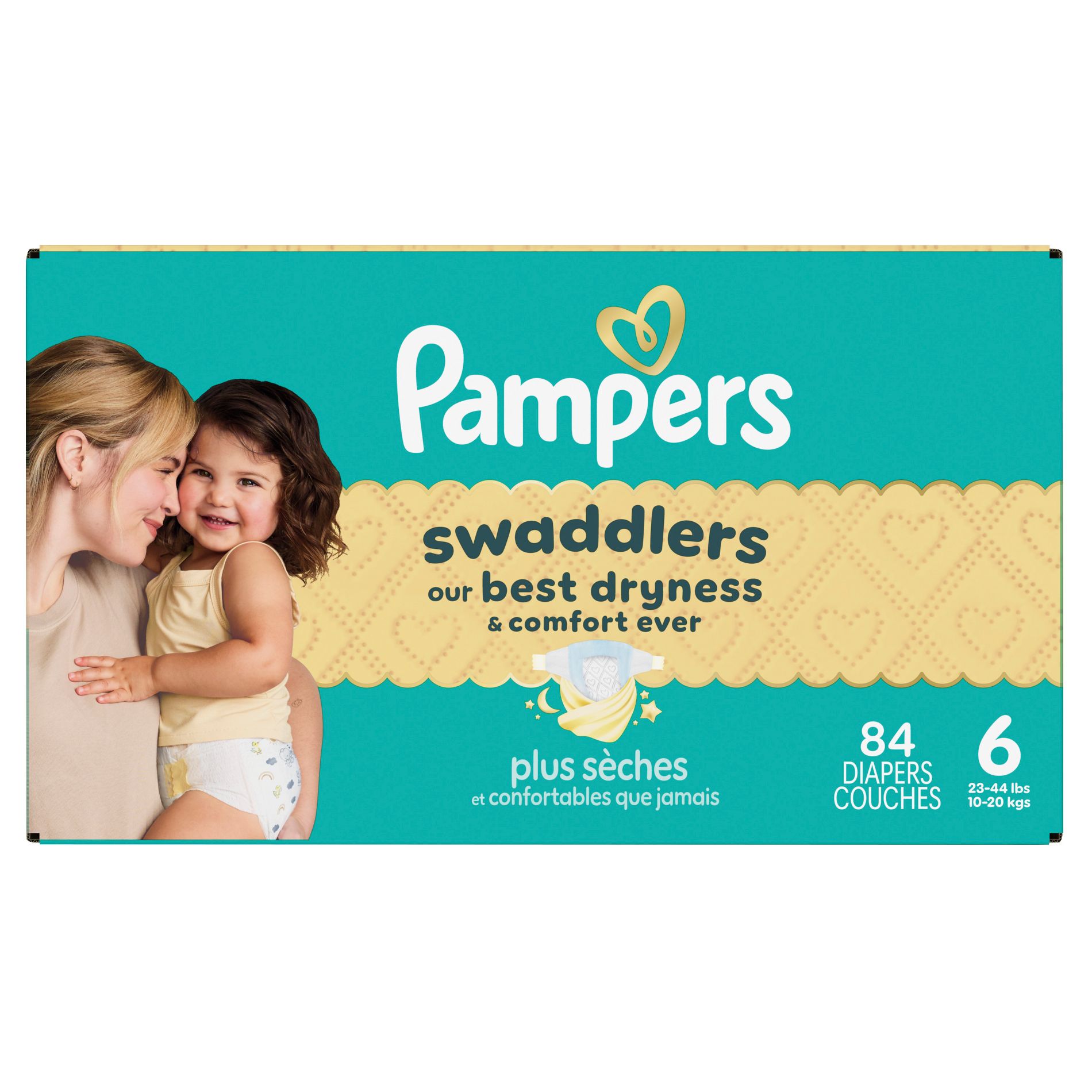 Pampers Swaddlers Sensitive Disposable Diapers - Size 6 - 84ct