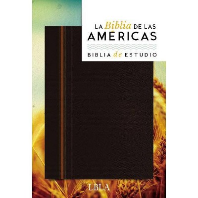 Biblia de Estudio, Lbla, Leathersoft / Spanish Study Bible, Lbla, Leathersoft - by  La Biblia de Las Américas Lbla (Leather Bound)