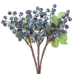 Unique Bargains Foam Handmade Lifelike Durable Artificial Holly Berry 9.8" - 1 of 4