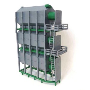 Standi Toys 1/64 Green Plastic 3-High Stationary Grain Dryer ST061 ST50404GR - 1 of 2