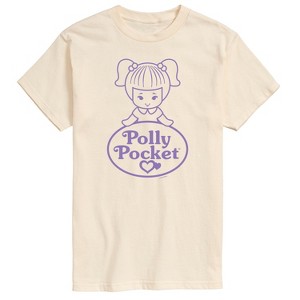 Men's - Polly Pocket - Logo And Doll Short Sleeve Graphic T-Shirt - 1 of 3
