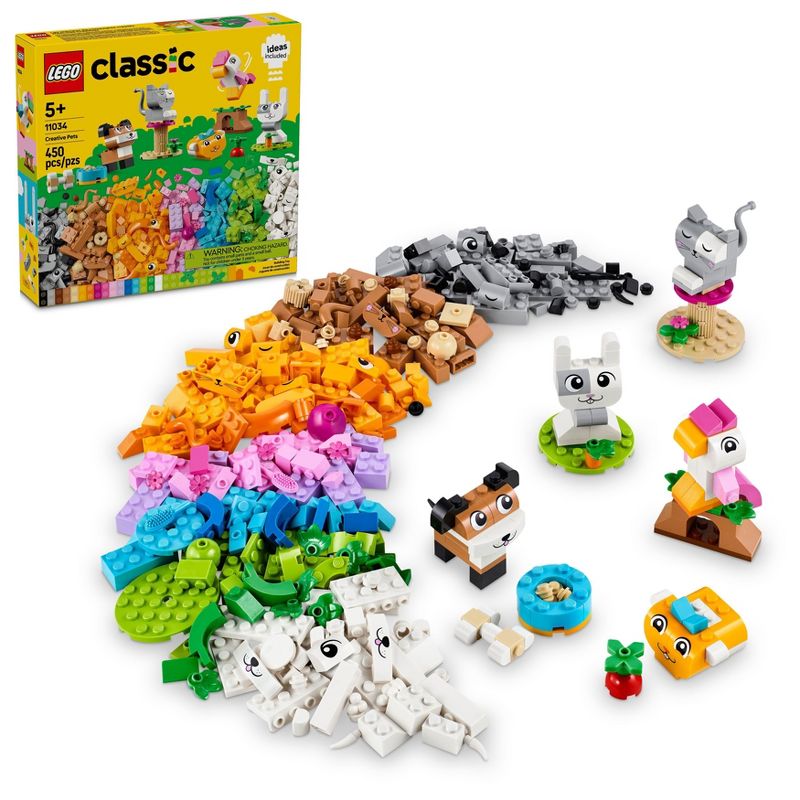 LEGO Classic Creative Pets Buildable Animal Toy 11034, 1 of 8