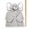 Bearington Baby Lil' Spout Gray Elephant Hooded Coat, 6-12 Months - 3 of 3