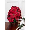 HomeStock Poinsettia with Decorative Silk Arrangement - 4 of 4