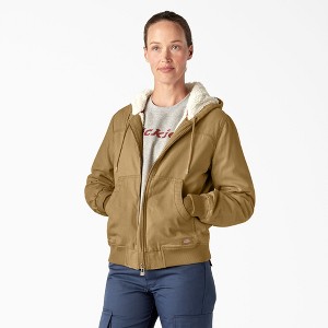 Dickies Women's Fleece Lined Duck Canvas Jacket - 1 of 4