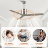 Parrot Uncle 54" Gold Standard Ceiling Fan with Remote - 4 of 4