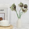 Unique Bargains Artificial Anthurium Lily Flowers for Home Decor 10 Pcs - 4 of 4