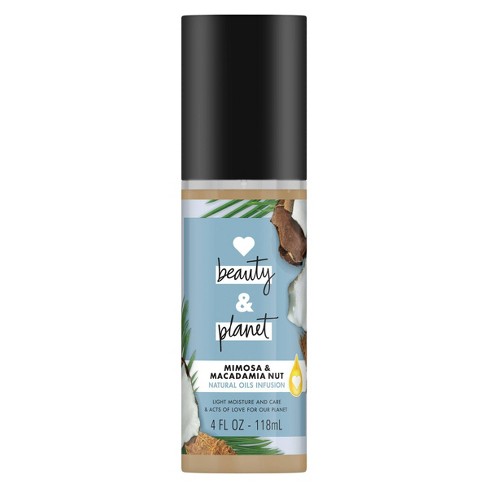 Love Beauty Planet Mimosa Macadamia Nut Essential Hair Oil 4