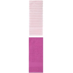 REGALWOVEN Pure Cotton Absorbent Soft Hand Towel Set for Home Decor 13" x 30"/14" x 30" 2 Pcs - 1 of 4