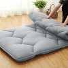 Foldable Japanese Futon Mattress, 3-in-1 Floor Sleeping Mat with 5-Layer Design, Roll Up Tatami Bed for Apartments & Travel - 4 of 4
