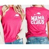 Simply Sage Market Women's Mama Claus Front and Back Short Sleeve Graphic Tee - 2 of 4