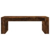 vidaXL Coffee Table Smoked oak Engineered Wood Medium Modern - 4 of 4