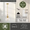 VAXCEL Beloit Farmhouse Kitchen Island Pendant Ceiling Light Clear Glass - 4 of 4