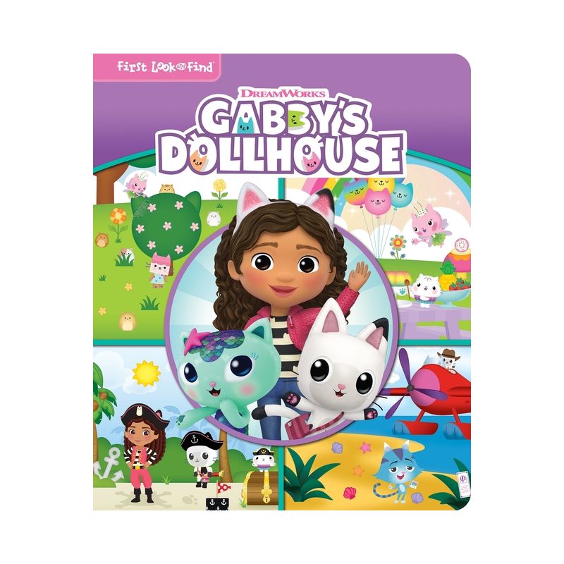 DreamWorks Gabby's Dollhouse: First Look and Find - by  Pi Kids (Board Book), 1 of 2