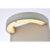 Elegant Lighting Raine Integrated LED wall sconce in silver - 3 of 4