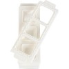 Unique Shaped Ravioli Molds (2 Pack) - 2" Squares- Homemade Filled Pasta Maker- 2 Piece Tray & Press makes 3 Raviolis or Pastry at a Time, Easy to Use - 2 of 3