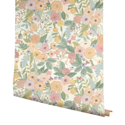 Pastel Floral Peel and Stick Wallpaper Roll