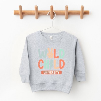The Juniper Shop Wild Child Peace Toddler Graphic Sweatshirt