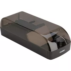 Black 22291ELD 4 Pack Rolodex Metal/Mesh Open Tray Address/Business Contact Card File 