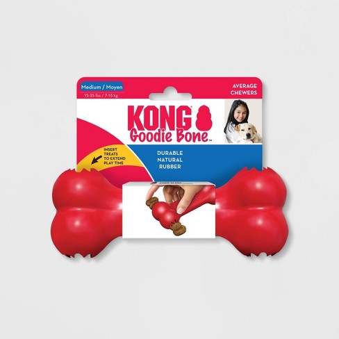 Kong Classic Red Dog Chew Toy with Treat Hole