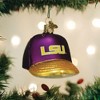 Old World Christmas LSU Baseball Cap Glass Blown Ornament for Christmas Tree - 2 of 3