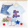 Simply Sage Market Women's Stars and Stripes Cursive Short Sleeve Graphic Tee - 3 of 4