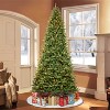 10ft Puleo Pre-Lit Full Berkshire Fir Artificial Christmas Tree Clear Lights: Hinged Branches, Metal Base - 4 of 4