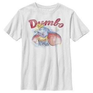 Boy's Dumbo Laughing In Watercolor T-Shirt - 1 of 4