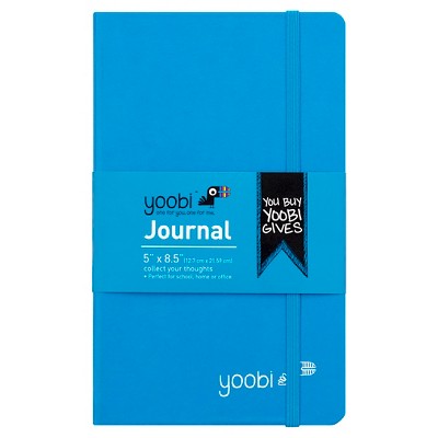 Photo 1 of Hardcover Journal - Blue, 5.2 x 8.5, 80 Sheets - Yoobi