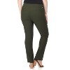 Rekucci Curvy Woman  Straight Leg Pull-On Pants with Tummy Control - 3 of 4