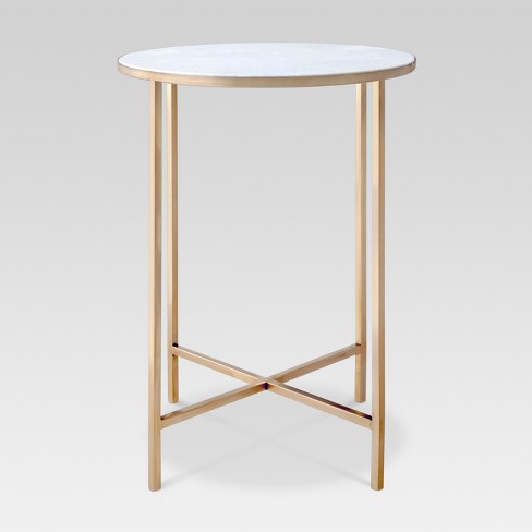 Gold End Table