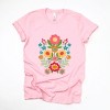 Simply Sage Market Folk Art Florals Distressed Short Sleeve Tee - 2 of 4
