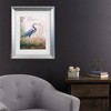 Trademark Fine Art -Jean Plout 'Heron In The Reeds' Matted Framed Art - 3 of 3