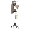 SONGMICS Coat Rack Freestanding, Metal Coat Rack Stand with 12 Hooks and 4 Legs, Coat Tree, Holds Clothes - 2 of 4