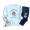 Simply Sage Market Women's  Garment Dyed Graphic Sweatshirt Embroidered Washington Coast Flower - 3 of 4