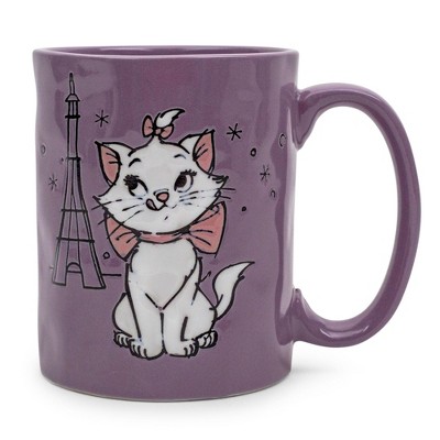 Silver Buffalo Disney The Aristocats Marie In Paris Ceramic Mug | Holds 15 Ounces