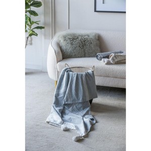 NicBex 50x60" Cotton Throw Blanket,Soft Bed Blanket with Tassels for Bedroom,2 Pack - 1 of 4