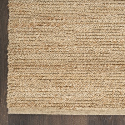 Natural Jute Square 5' x 5' Flatwoven Handmade Rug