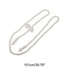Unique Bargains Women's Faux Pearl Waist Chain 1 Pc - 3 of 4