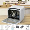 Dishwasher Countertop Mini Dish Washer 5 Washing Programs With 4.5L Water Tank & Air Dry Function - 4 of 4