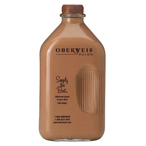 Oberweis Chocolate Milk - 0.5gal - image 1 of 1